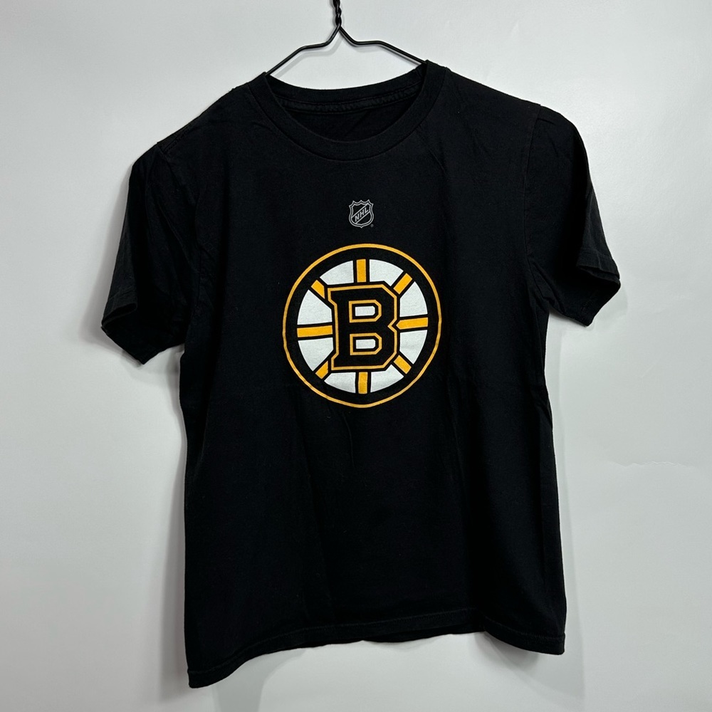 BOSTON Bruins Black NHL Tee Shirt kids Size M